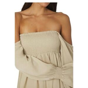 NWT WeWoreWhat On/Off Shoulder Smocked Dress